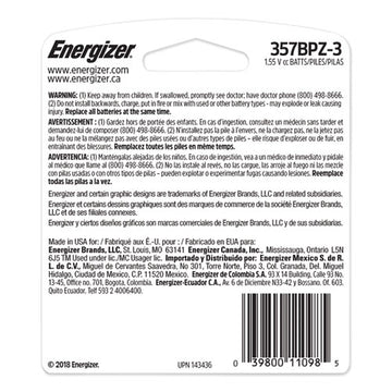 Energizer® 357-303 Silver Oxide Button Cell Battery, 1.5 V freeshipping - TVN Wholesale